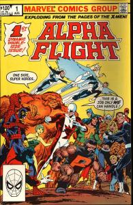 Alpha Flight #1 Exploding from the Pages of the X-Men (Ma...