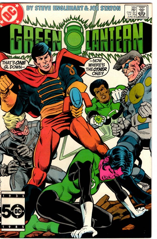 Green Lantern #189 (1960 v2) Hal Jordan John Stewart  NM