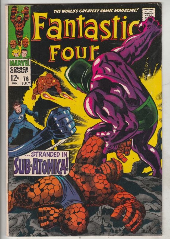 Fantastic Four #76 (Jul-68) NM- High-Grade Fantastic Four, Mr. Fantastic (Ree...