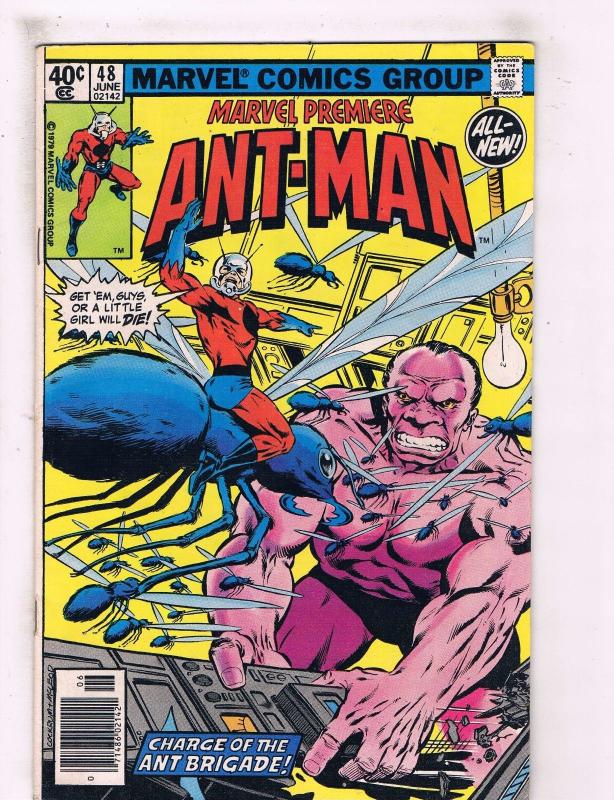 Marvel Premiere # 48 FN Comic Book Scott Lang Ant-Man Appearance 1979 Key J77