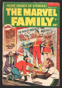Marvel Family #88 1953-Fawcett-Mary Marvel-Captain Marvel-Bizarre late run is...