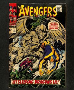 Avengers #41 Hercules Dragon Man Appearance! John Buscema Art! Silver Age!