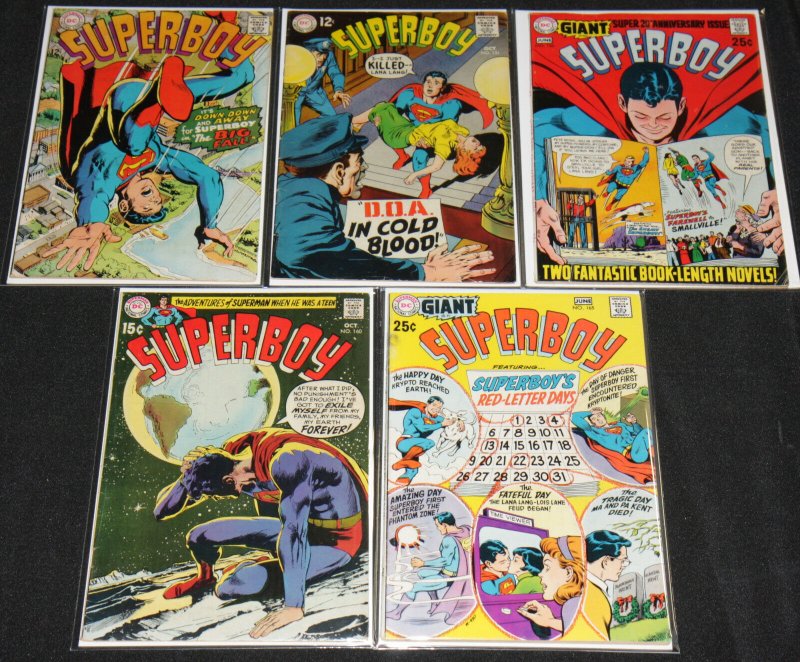DC Silver-Bronze SUPERBOY 21 Comic Lot Grade Fair to FN Readers Superman