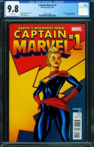 Captain Marvel #1 CGC 9.8 CAROL DANVERS -Marvel- 2001511005