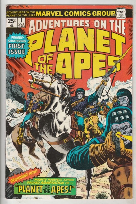 Planet of the Apes, Adventures On The  #1 (Oct-75) NM- High-Grade 