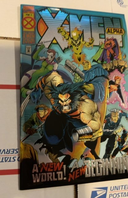 X-Men Alpha (1995) chrome foil cover -it's still a cool book