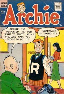 Archie #88 GD ; Archie | low grade comic September 1957 Veronica