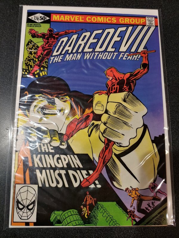 DAREDEVIL #170 KINGPIN ISSUE VF/NM HIGH GRADE