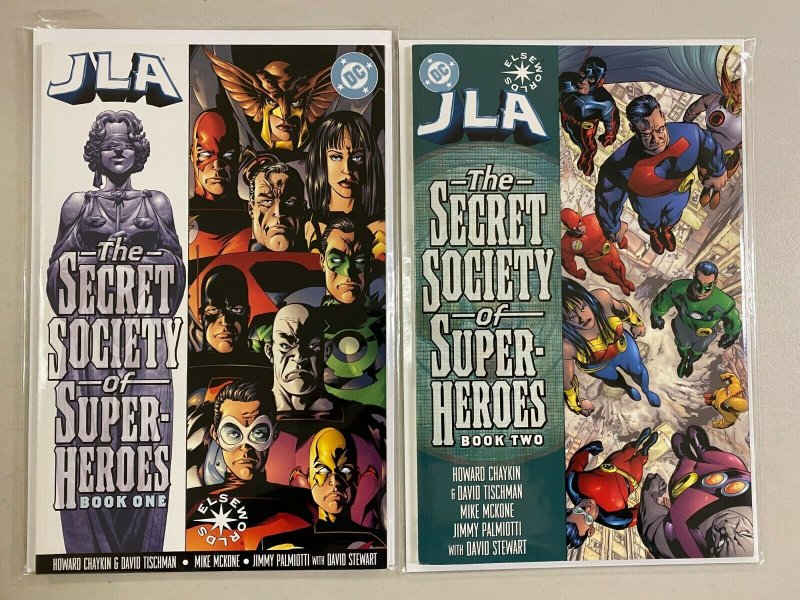 JLA Secret Society of Super-Heroes set from:#1-2 DC 2 pieces 8.0 VF (2000) 