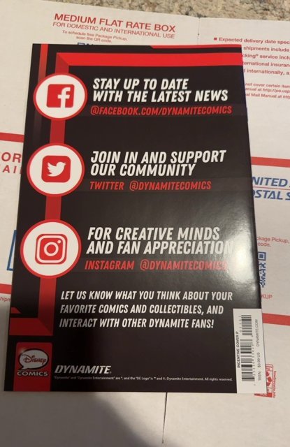 DISNEY VILLAINS MALEFICENT #1 (MEYER VIRGIN VARIANT)(2023) ~DYNAMITE! NM