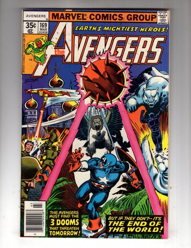 The Avengers #169 (1978) IF WE SHOULD FAIL, THE WORLD DIES TONIGHT! / ID#RL