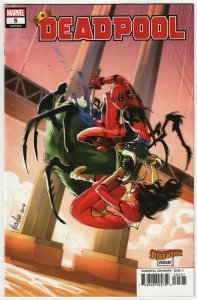 Deadpool #5 Andolfo Spider-Woman Variant (Marvel, 2020) NM