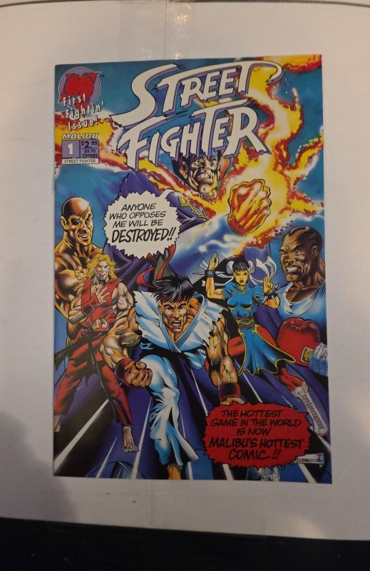 Street Fighter #1 (1993)mailbox series take on Street fighter