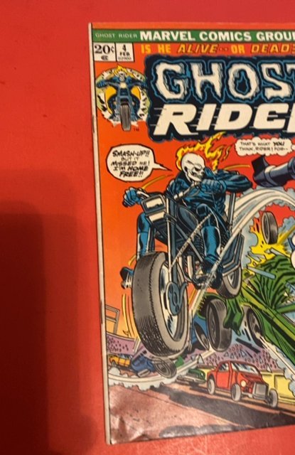 Ghost Rider #4 (1974)demolition derby