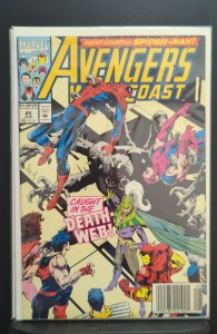 Avengers West Coast #85 Newsstand Edition (1992)