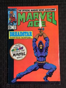 1984 MARVEL AGE #13 VG 4.0 Dreadstar / Spider-Man Black Costume