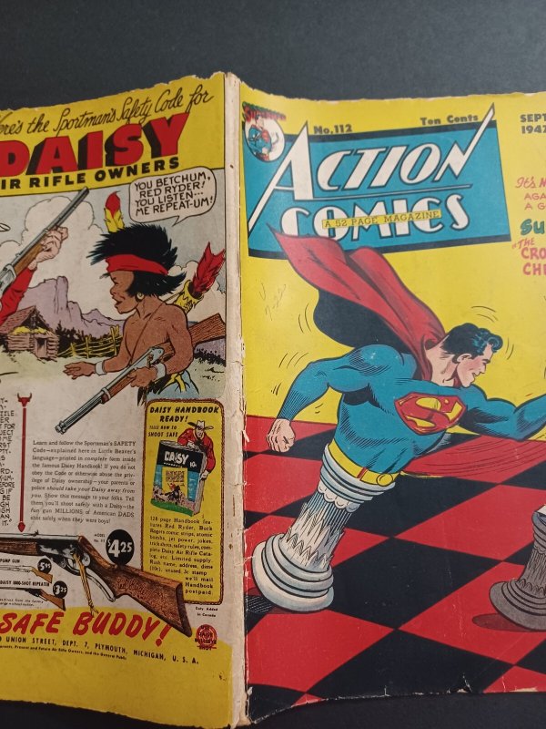 Action Comics #112 - Mr Mxyztplk - 1947 - GD