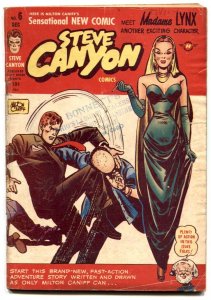 Steve Canyon #6 - 1948 - Harvey - VG- - comic book