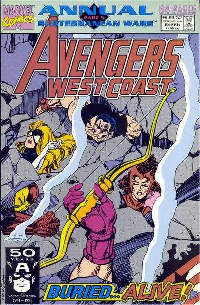 Avengers West Coast Annual #6, VF+ (Stock photo)