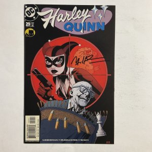 Harley Quinn 29 2003 Signed by Huddleston DC Comics NM near mint