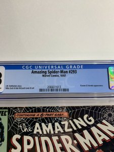 Amazing Spider-man 293 Cgc 9.8 Ow/White Pages Last Hunt 2066611013