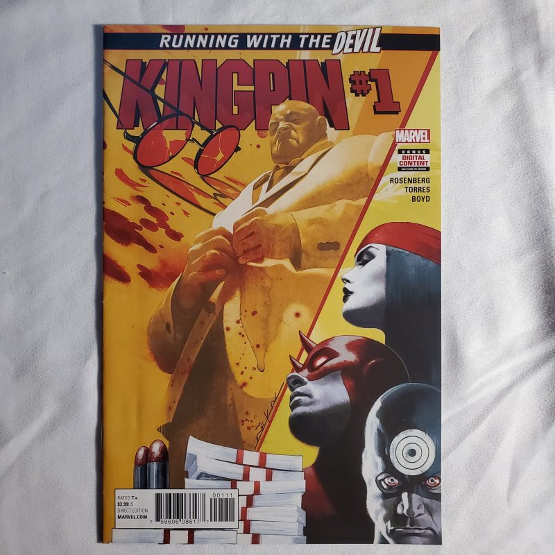 Kingpin 1 Very Fine- Cover by Jeff Dekal