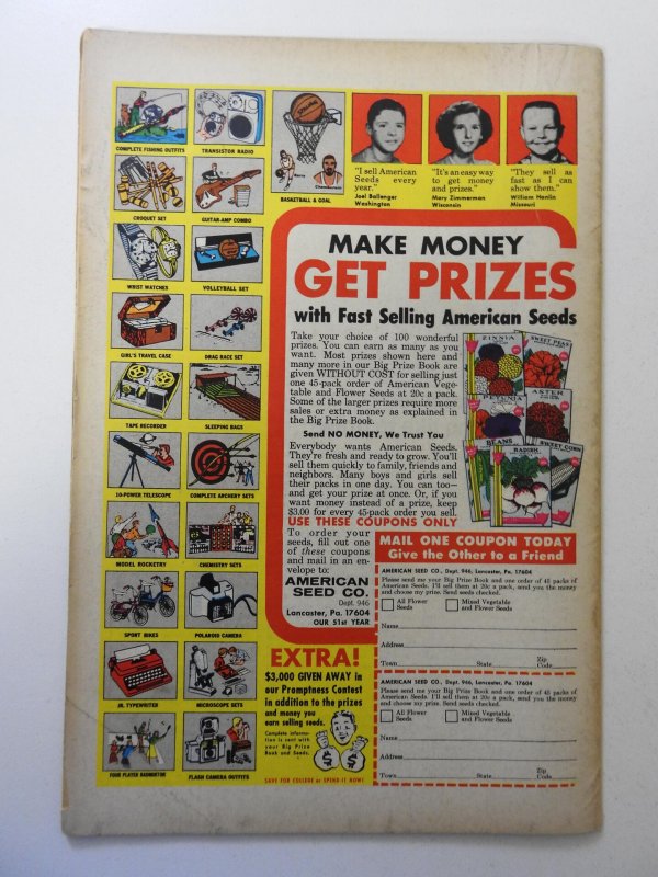 Thor #164 (1969) VG Condition moisture stain bc, centerfold detached top staple