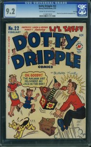 Dotty Dripple #22 (1952) CGC 9.2 NM-