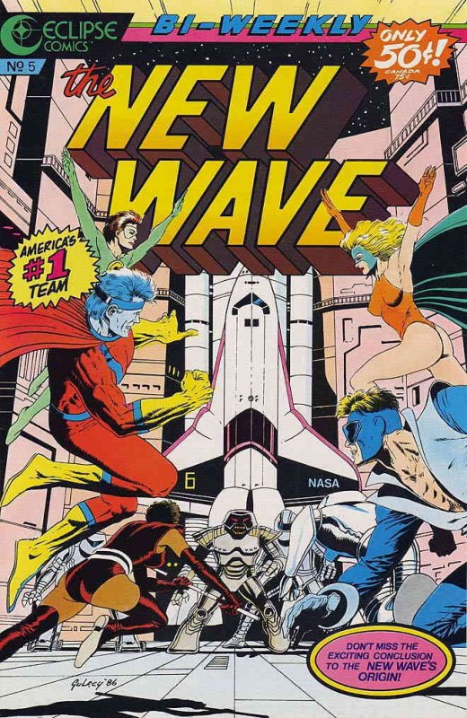New Wave, The #5 VF/NM ; Eclipse