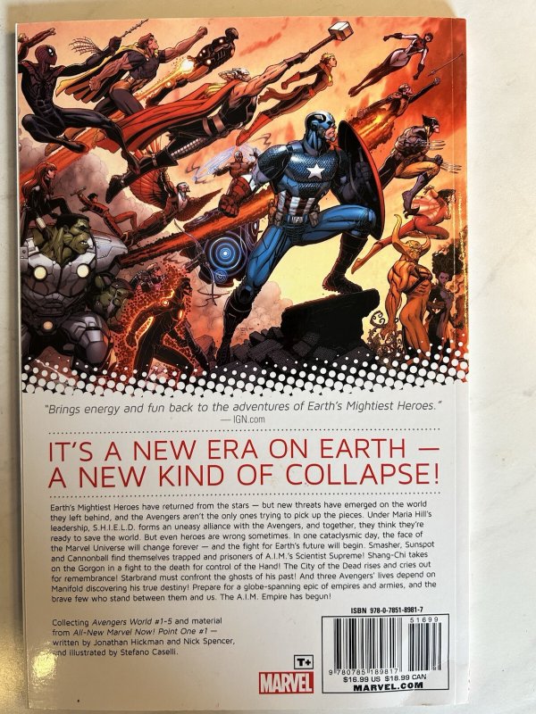 Avengers World Vol. 1 TPB Marvel Comics Paperback Graphic Novel