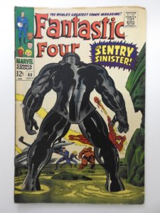 Fantastic Four #64 (1967) 3-Hole Punch Solid GVG Condition!
