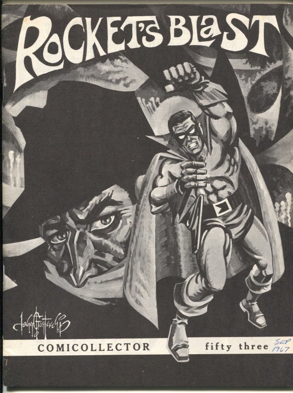 Rocket's Blast Comicollector  #53 1967-Shadow cover-early fanzine-buy / sell ...