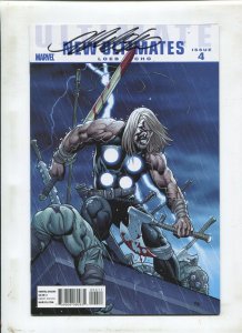 New Ultimate's #4 ~ Signed By Frank Cho ~ (Grade 9.2)WH