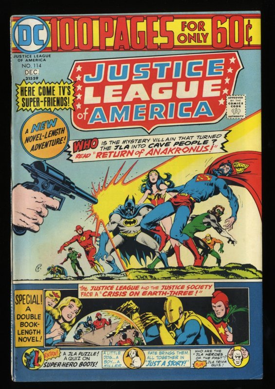 Justice League Of America #114 VF 8.0 DC Comics