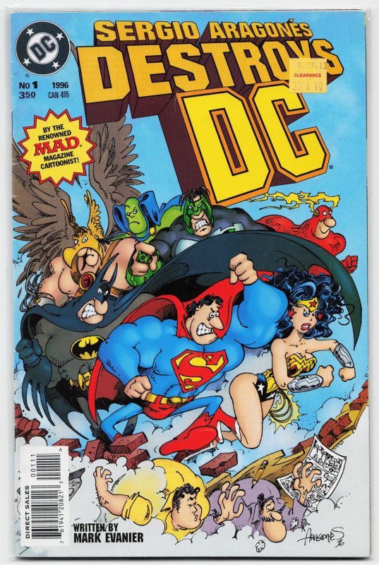 Sergio Aragonés Destroys DC (1996) Superman