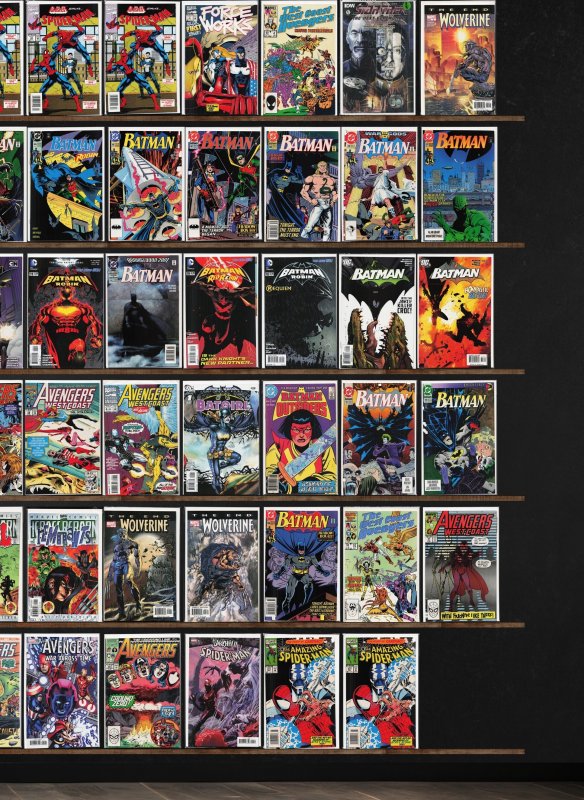 Huge Lot 100+ Comics with Batman, Avengers West Coast & More!