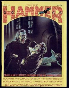 HOUSE OF HAMMER #1-ChrisLee Filmography(1976)VF monster mag classic Neary,McKie 