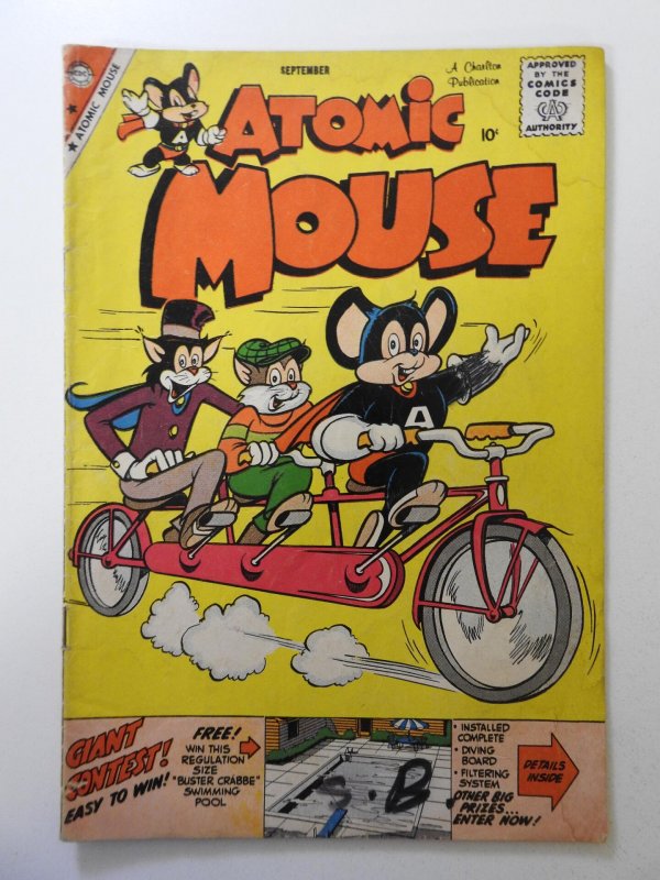 Atomic Mouse #32 (1959) GD/VG Condition! ink fc, moisture damage