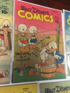 Walt Disney's Comics And Stories 76 (3.5) 77 (4.5) 78 (4.0) 79 (3.0) 80 (4.0)