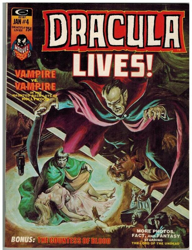 DRACULA LIVES 4 F-VF Jan. 1974