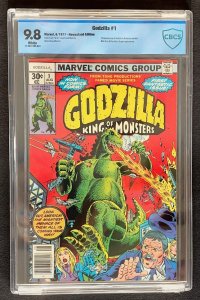 Godzilla #1 Marvel 1977 CBCS 9.8 White pages