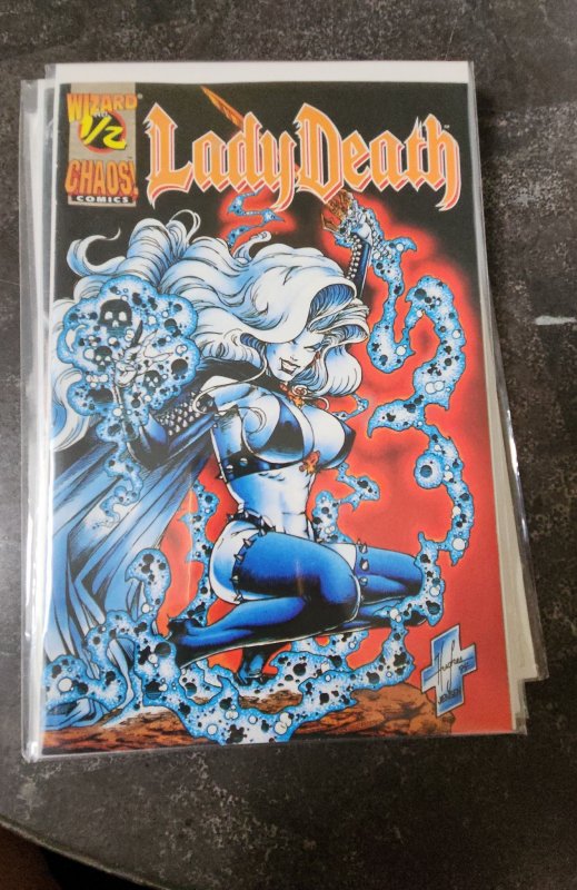 Lady Death #½ (1994) with coa