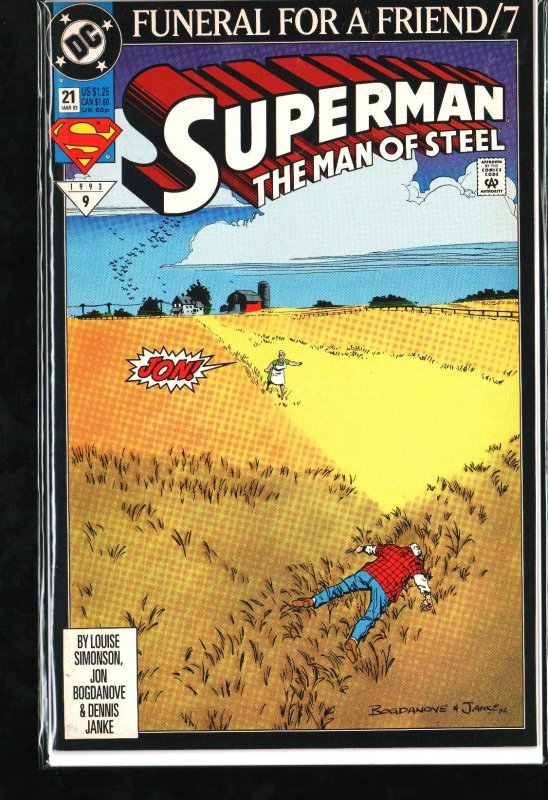 Superman: The Man of Steel #21 (1993)