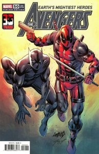 The Avengers #50 Liefeld Deadpool 30th Variant Comic Book 2021 - Marvel