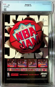 Damage #1 Direct Edition (1994) - CGC 9.8 - Cert#4371904010