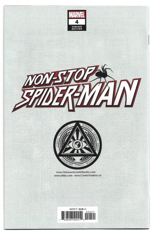 Non Stop Spider-Man #4 - Gabriele Dell'Otto Virgin Variant Marvel 2021