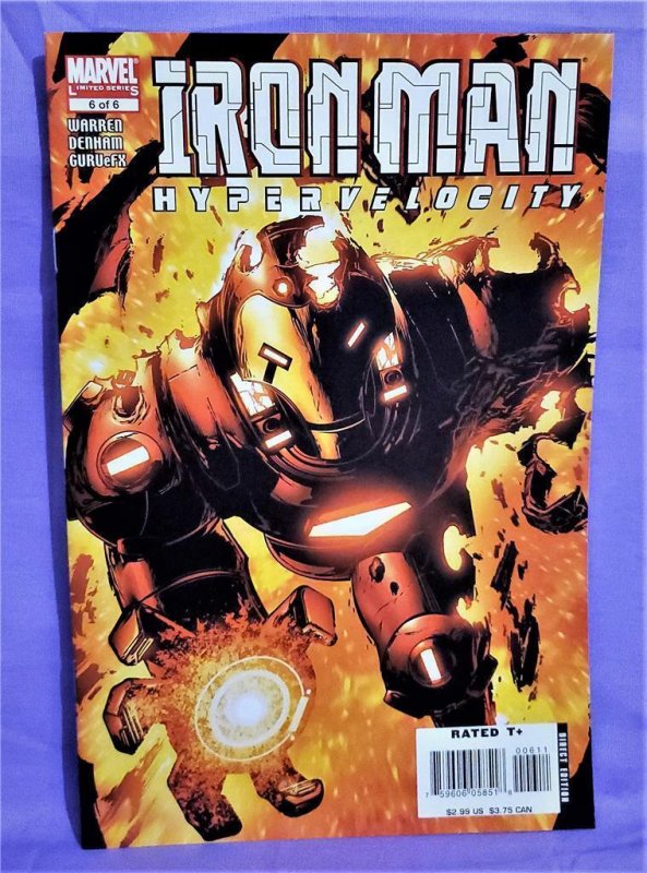 IRON MAN Hypervelocity #1 - 6 1st Absynthe and New Armor (Marvel 2007)