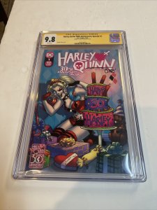 Harley Quinn 30th Anniversary (2022) # 1 (CGC 9.8 SS) Signed Alex Sinclair