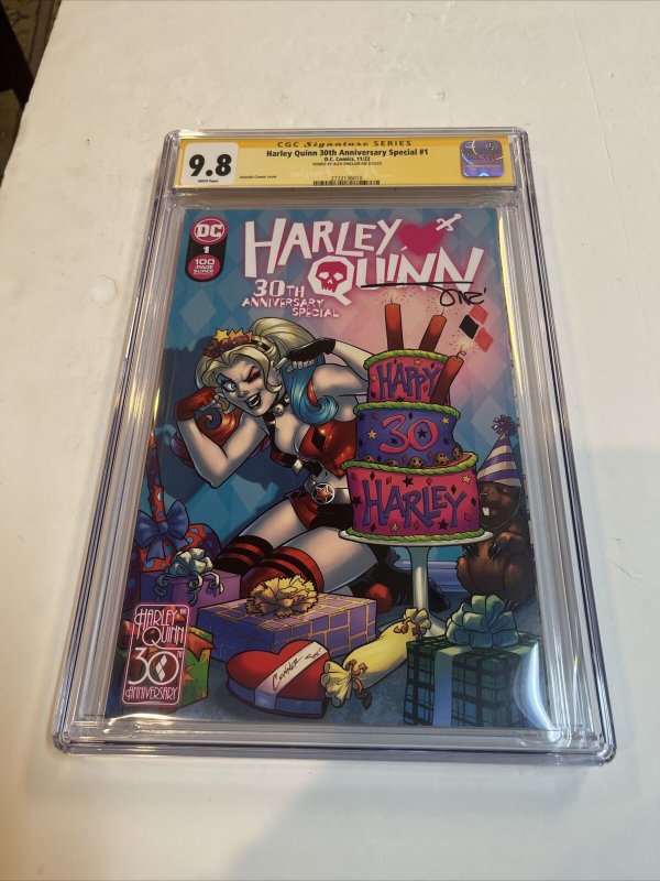 Harley Quinn 30th Anniversary (2022) # 1 (CGC 9.8 SS) Signed Alex Sinclair