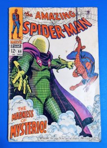 The Amazing Spider-Man #66. Mysterio! HUGE KEY! VG